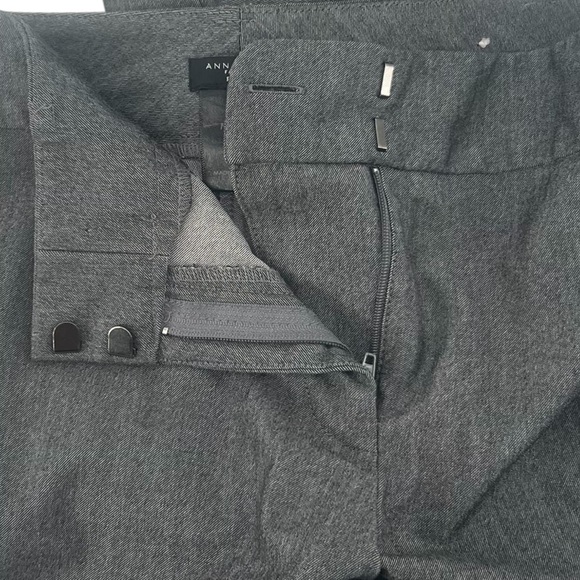 Ann Taylor Factory Gray Modern Fit Pants Size 4 Petite Women’s - Picture 5 of 6